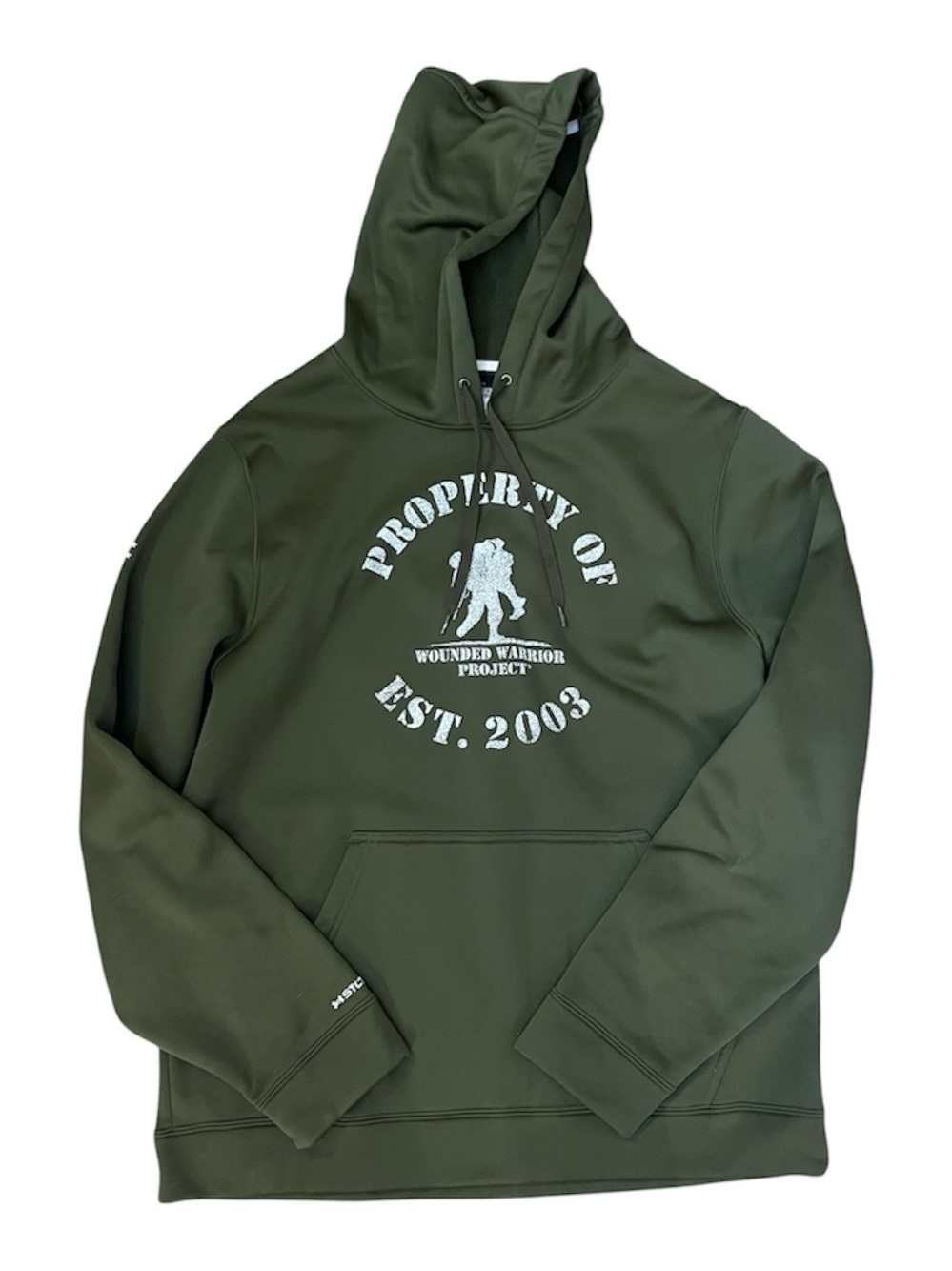 Under Armour Olive Green Wounded Warrior Pullover Hoodie